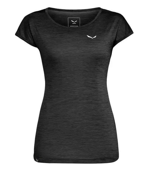 Tricou SALEWA PUEZ MELANGE DRY W S/S TEE Lady Super ofertă