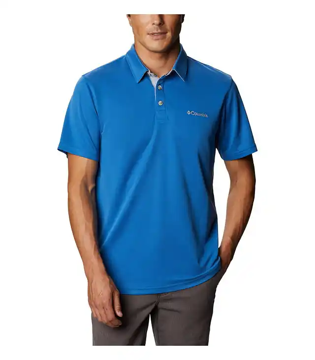 Preț redus Tricou COLUMBIA NELSON POINT POLO Bărbat, indigo strălucitor