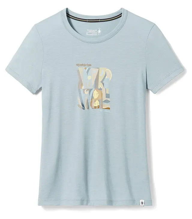 Tricou SMARTWOOL W SMW CARVED LOGO GRAPHIC SS TEE SF Lady Transport gratuit