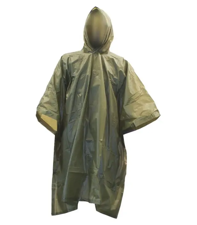 Pelerină de ploaie YATE PONČO HIGHLANDER PVC OLIVOVÁ Doar azi