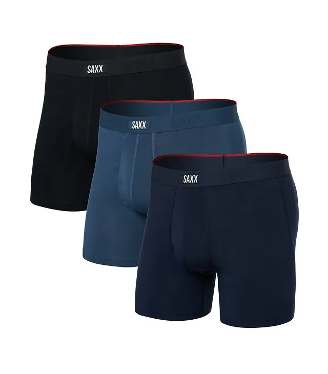 Boxeri SAXX VIBE XTRA SUPER SOFT BB FLY 3PK Bărbat Plată securizată