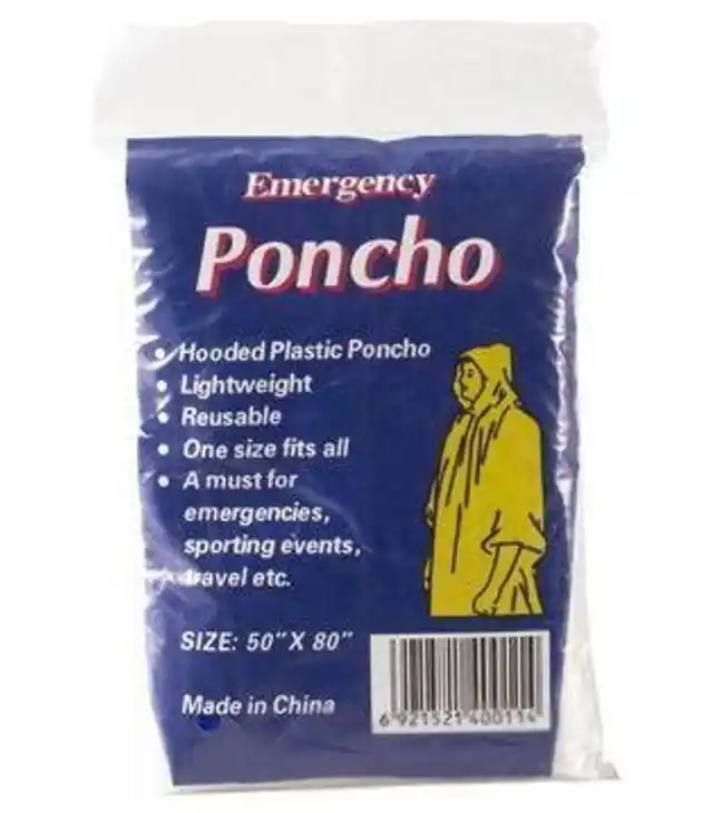 Retur ușor Pelerină de ploaie MERCOX PONCHO PE BLUE