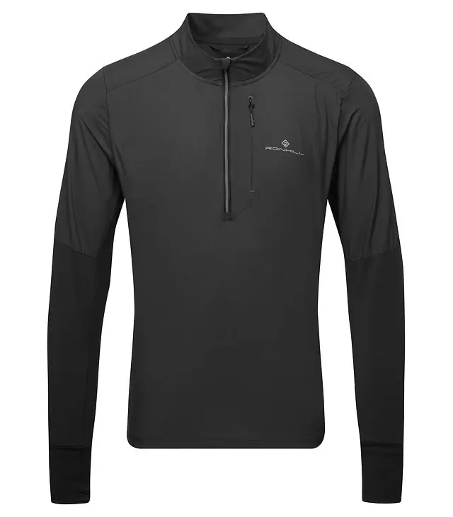 Jachetă RONHILL M TECH WIND-BLOCK 1/2 ZIP Man Preferatul clienților