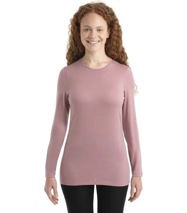 Preț mic Tricou ICEBREAKER W 200 OASIS LS CREWE Lady, cristal