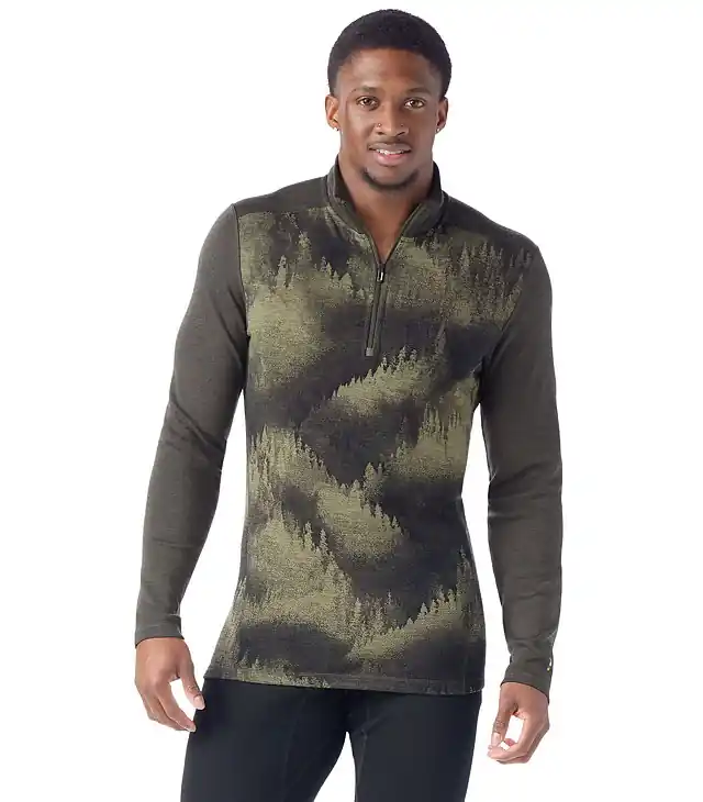 Tricou SMARTWOOL M CLASSIC THERMAL MERINO BL 1/4 ZIP B Man Preț mic