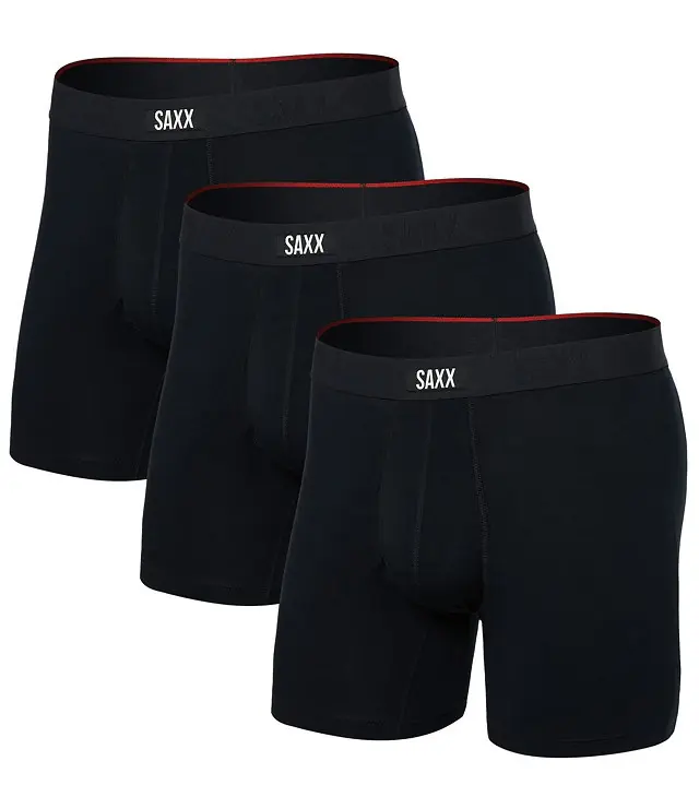 Noutate Boxeri SAXX VIBE XTRA BOXER BRIEF FLY 3PK Man