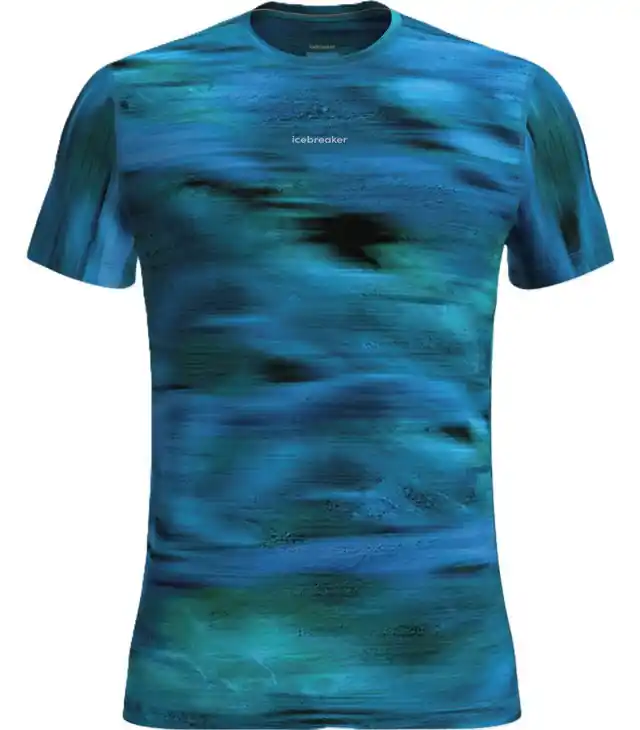 Preț mic Tricou cu maneca scurta ICEBREAKER M MER 125 CL SPEED SS TEE FUSION AOP Man