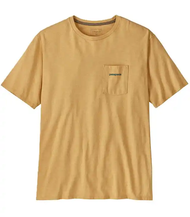 Retur ușor Tricou PATAGONIA M BOARDSHORT LOGO POCKET RESPONSABIL-TEE Bărbat