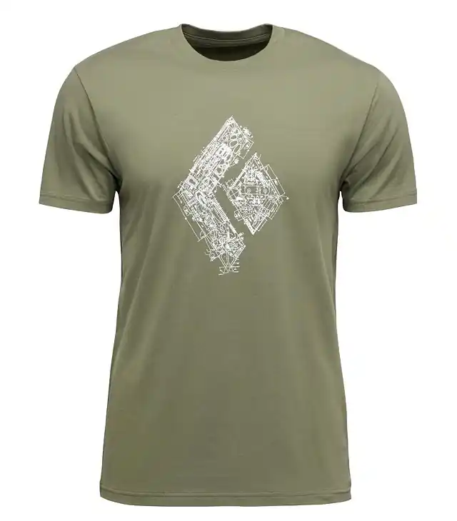 Tricou cu mânecă scurtă BLACK DIAMOND M ENGINEERED DIAMOND SS TEE Man Ieftin