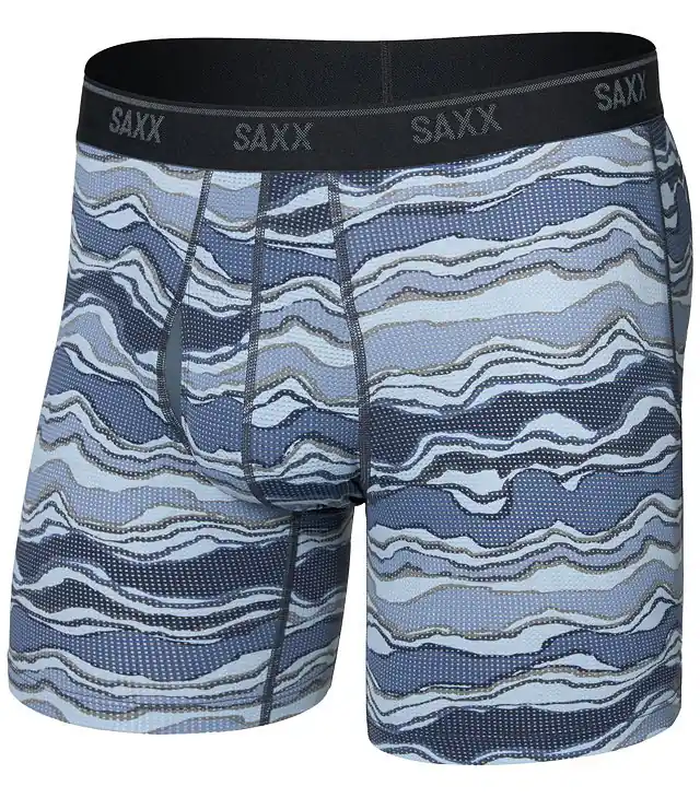 Boxeri pentru bărbați SAXX QUEST QUICK-DRY MESH BOXER BRIEF FLY Plată sigură