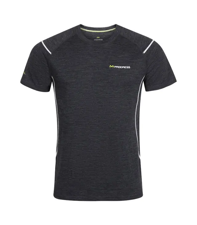 Retur gratuit Tricou bărbați Merino cu mânecă scurtă Progress MW NKR 170