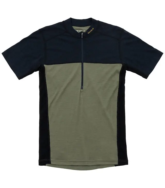 Tricou bărbați DEVOLD LAUPAREN MERINO 190 ZIP TEE M Ofertă