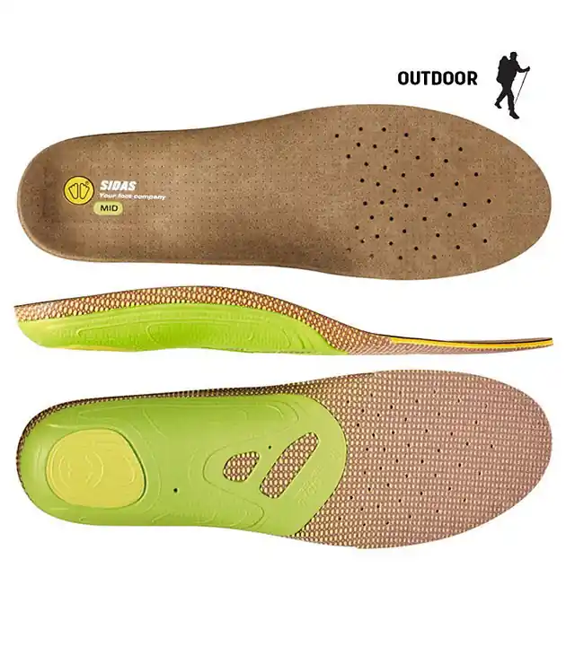 Cumpărături sigure Inserții pentru încălțăminte SIDAS 3FEET OUTDOOR MID Uni