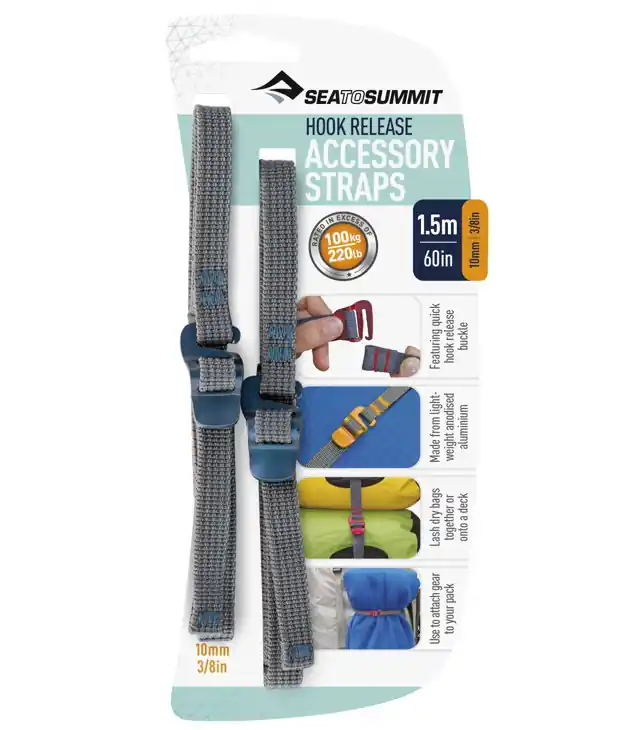 Chilipir Curea SEA TO SUMMIT POPRUH SE SPONOU S HÁČKEM 10MM 1,5M