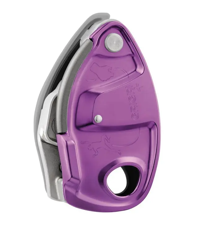 Frână de siguranță PETZL GRIGRI +, violet Ofertă limitată