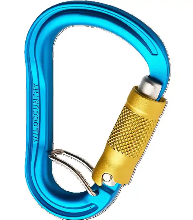 Carabină WILD COUNTRY HMS XENON TRILOCK BELAY, BLUE/YELLOW Cumpărături sigure