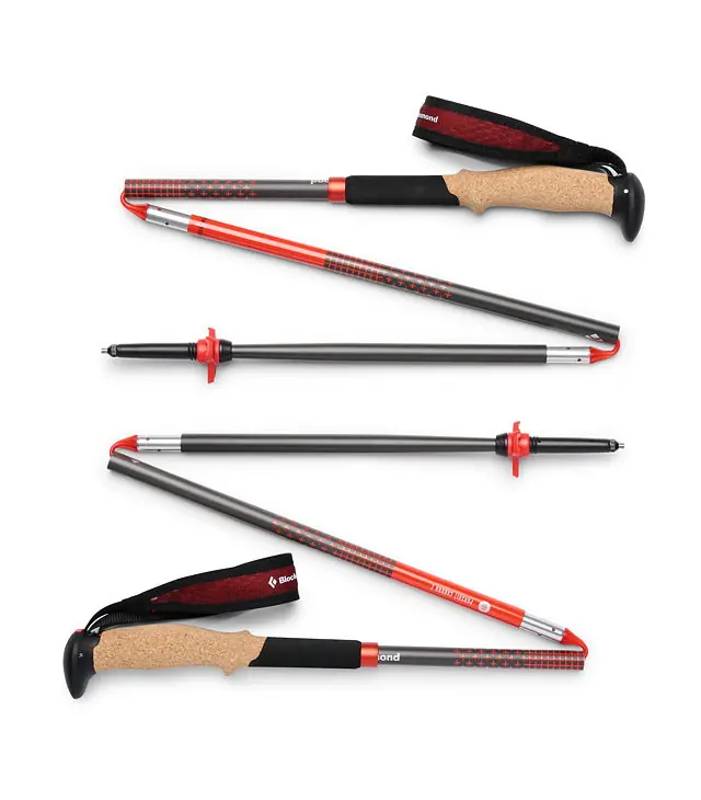 Bețe de trekking BLACK DIAMOND PURSUIT CARBON Z POLES Uni Cel mai vândut