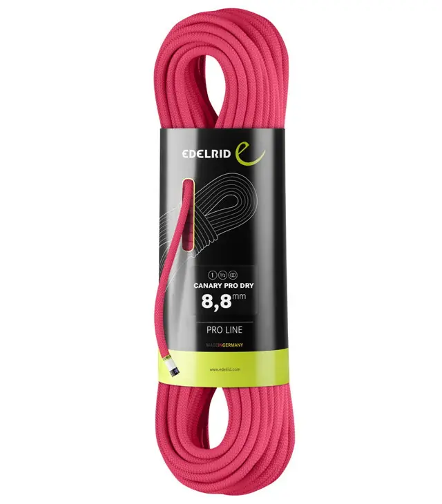 Calitate înaltă Coardă EDELRID CANARY PRO DRY 8,8/70 PINK