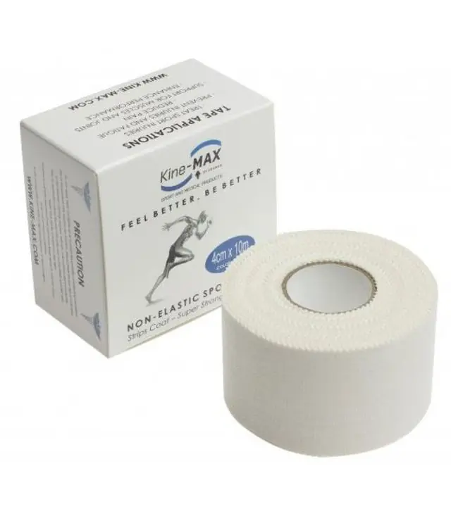 Bandă kinesiologică KINE-MAX STRIPS COAT 4CM X 10M Preț promoțional