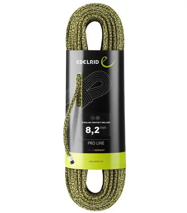 Coardă EDELRID STARLING PROTECT PRO DRY 8,2/60 YEL/NIGH Vezi acum