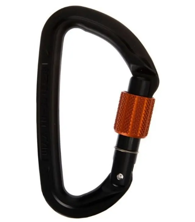 Livrare expres Carabină WILD COUNTRY SESSION SCREW BLACK/TANGERINE
