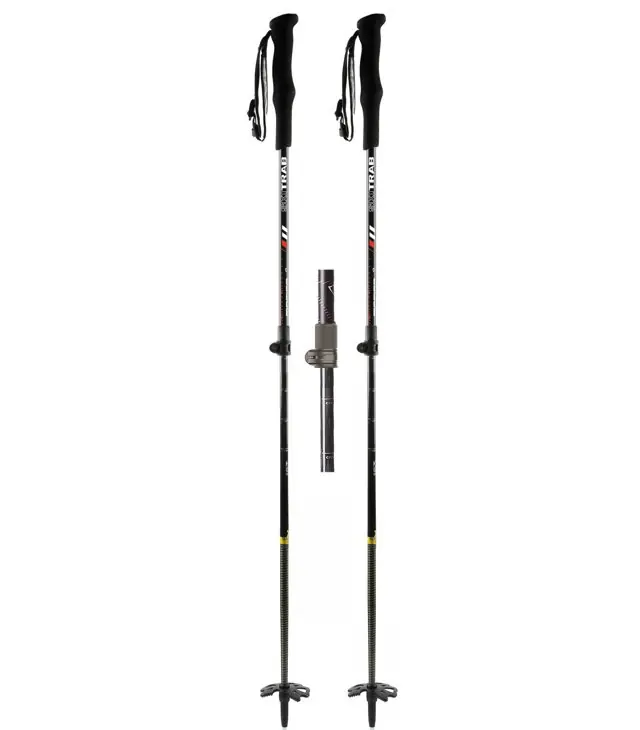 Bețe trekking SKI TRAB POLES MAGICO 2.0 CARBON BLACK/RED Uni Chilipir
