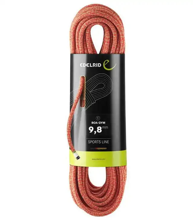 Expediere rapidă Coardă de alpinism EDELRID BOA GYM 9,8/35 RED-GREEN