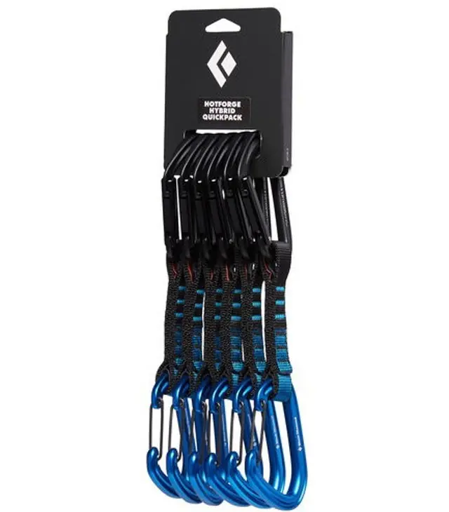 Chilipir Bucle echipate BLACK DIAMOND SET HOTFORGE HYBRID QUICKPA 6 12CM BLUE