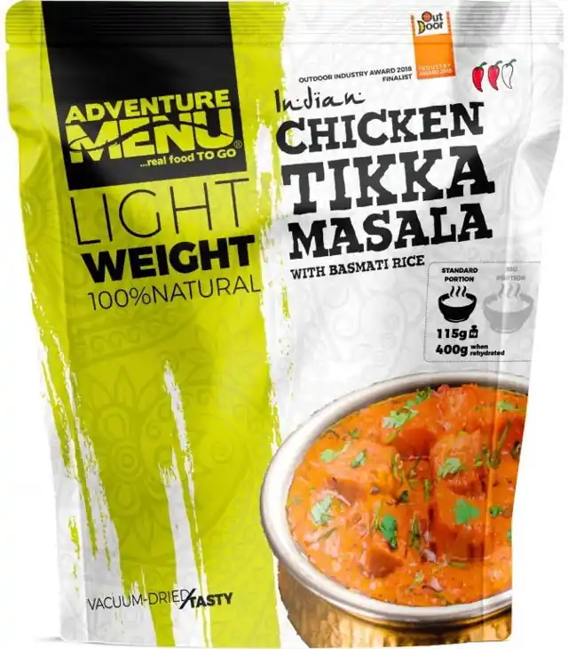 Mâncare deshidratată MENIU AVENTURA LW PUI TIKKA MASALA CU OREZ BASMATI 2P Bestseller