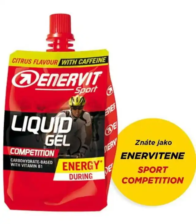 Gel energizant ENERVIT LIQUIDGEL COMPETITION KOFEIN 60ML CITRUS Nu rata