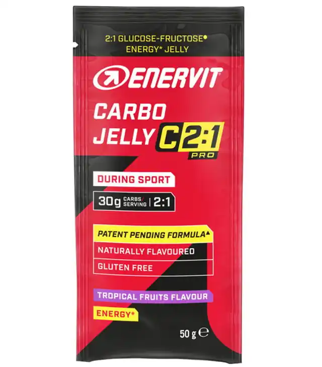 Nutriție ENERVIT CARBO JELLY C2:1 50G TROPICAL FRUIT Livrare rapidă
