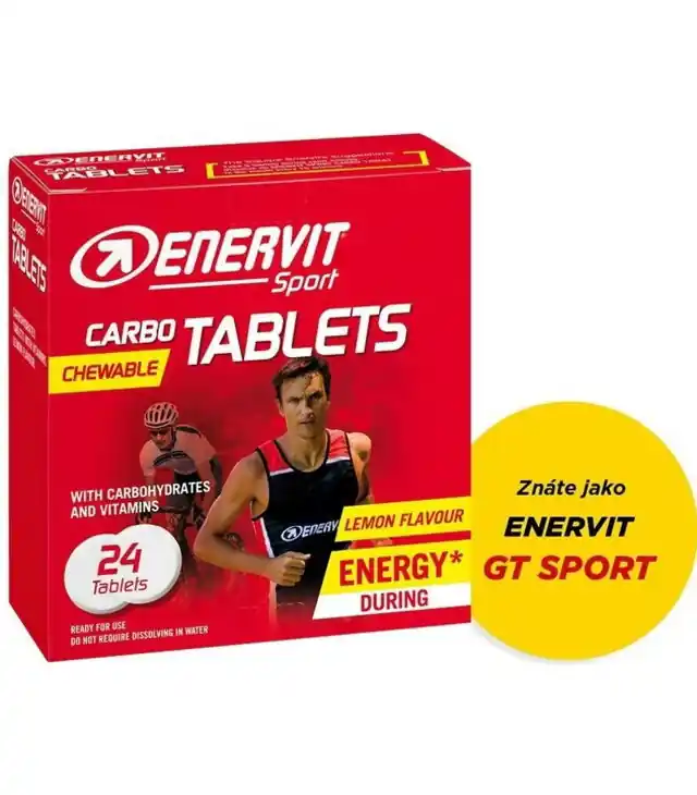 Retur gratuit Tablete energizante ENERVIT CARBO TABLETS 24 TABLET CITRON