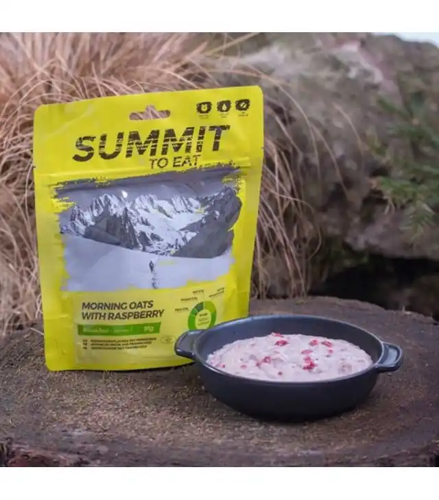 Cel mai vândut Mâncare deshidratată SUMMIT TO EAT TERCI DE OVĂZ CU ZMEURĂ 91G