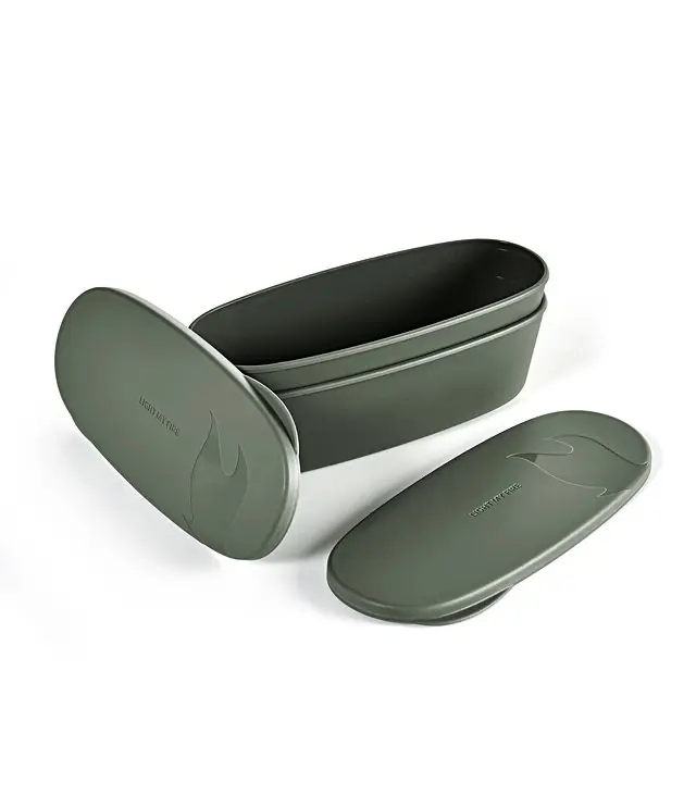 Ofertă specială Vase LIGHT MY FIRE SNAPBOX OVAL 2-PACK Uni