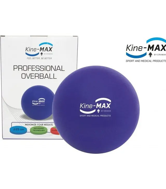 Bestseller Minge de fitness KINE-MAX OVERBALL 25CM ALBASTRU