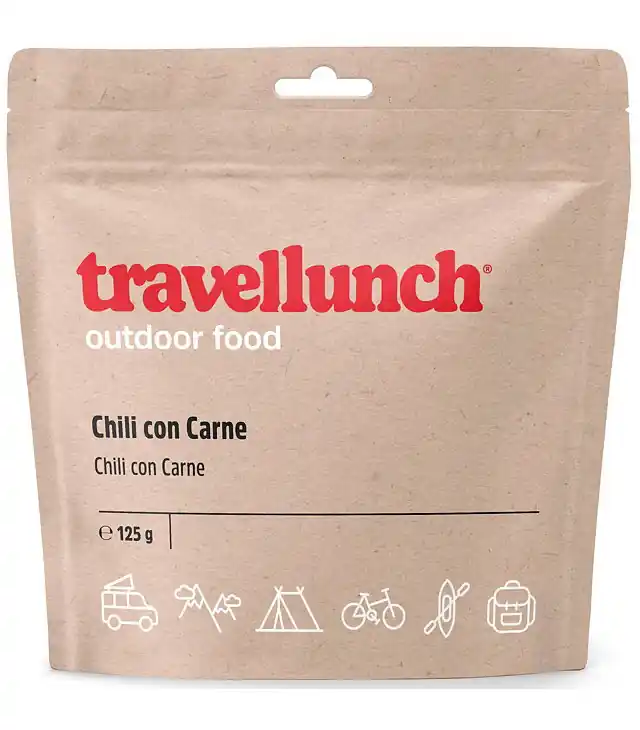 Nutriție TRAVELLUNCH CHILLI CON CARNE 125G Super ofertă