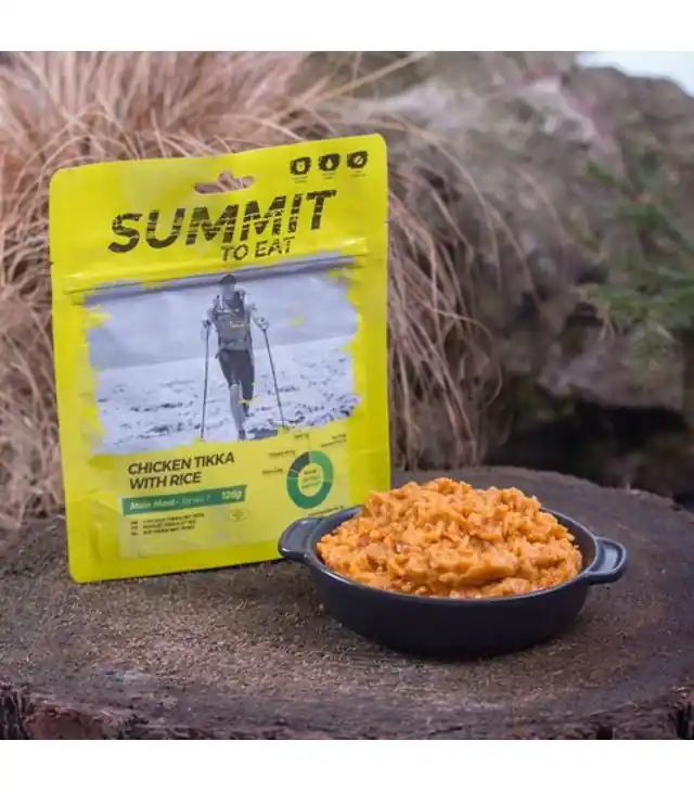 Calitate înaltă Hrană deshidratată SUMMIT TO EAT PUI TIKKA CU OREZ 126G