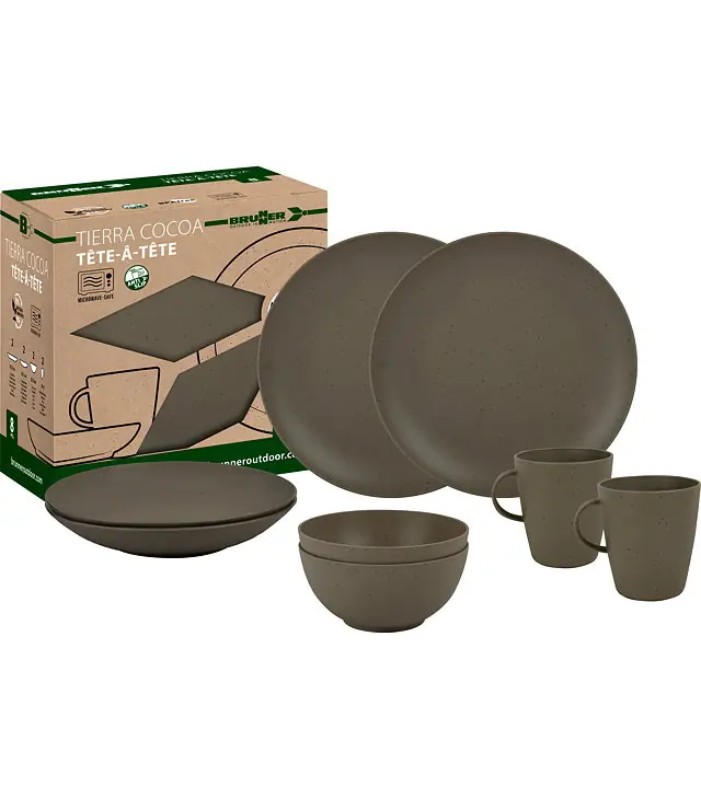 Retur gratuit Set de veselă BRUNNER SET TETE-A-TETE PLA TIERRA 8 PCS Uni