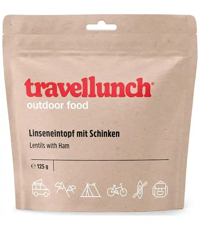 Ofertă limitată Mțncare deshidratată TRAVELLUNCH ČOČKA SE SLANINOU 125G
