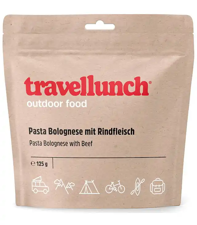 Nutriție TRAVELLUNCH SPAGHETE BOLOGNESE 125G Cumpără online