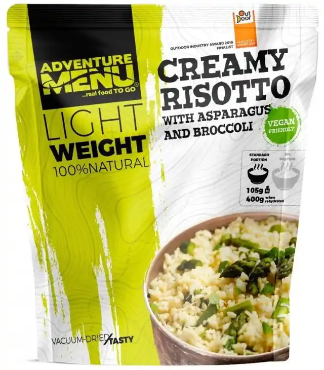 Comandă acum Hrană instant LW RISOTTO CREMOS CU SPARANGHEL ȘI BROCCOLI. 2P