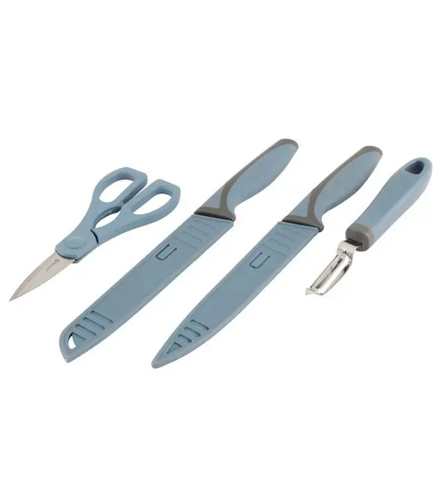 Comandă acum Set OUTWELL CHENA KNIFE SET W/PEELER & SCISSORS Uni
