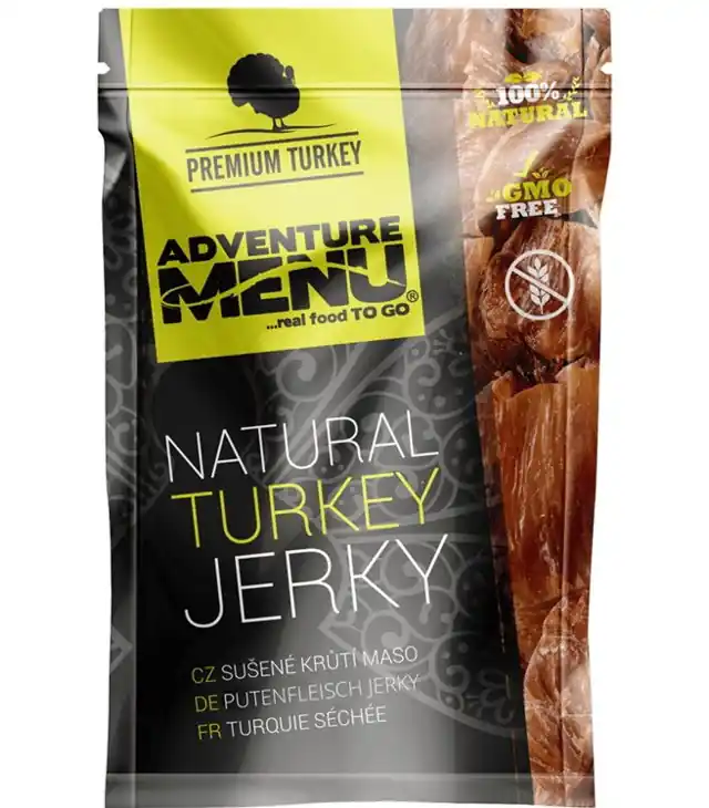 Lichidare de stoc Gustare ADVENTURE MENU CURCAN JERKY 50G