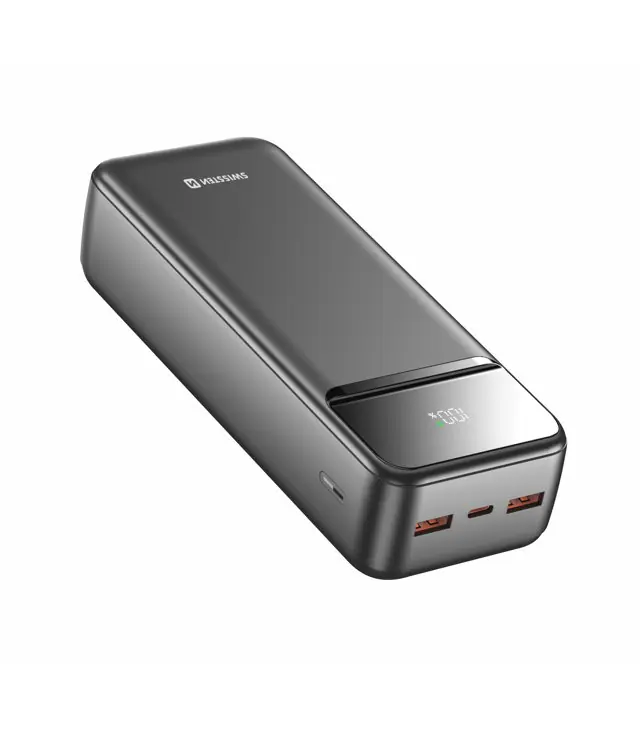 Chilipir Baterie externă Swissten POWER BANK 30000 MAH POWER LINE II Uni, neagră