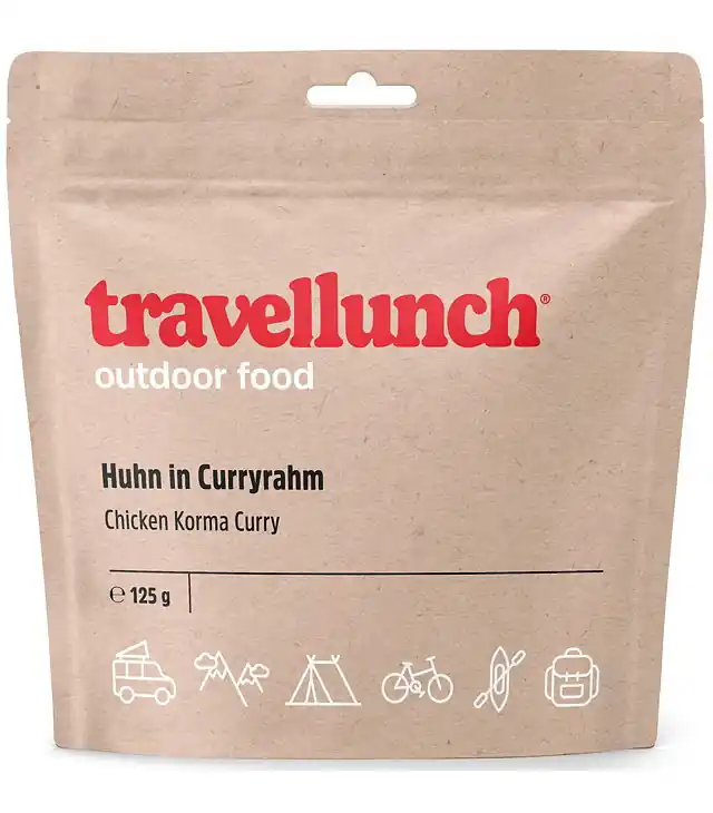 Promoție Mâncare deshidratată TRAVELLUNCH PUI KORMA CURRY 125G