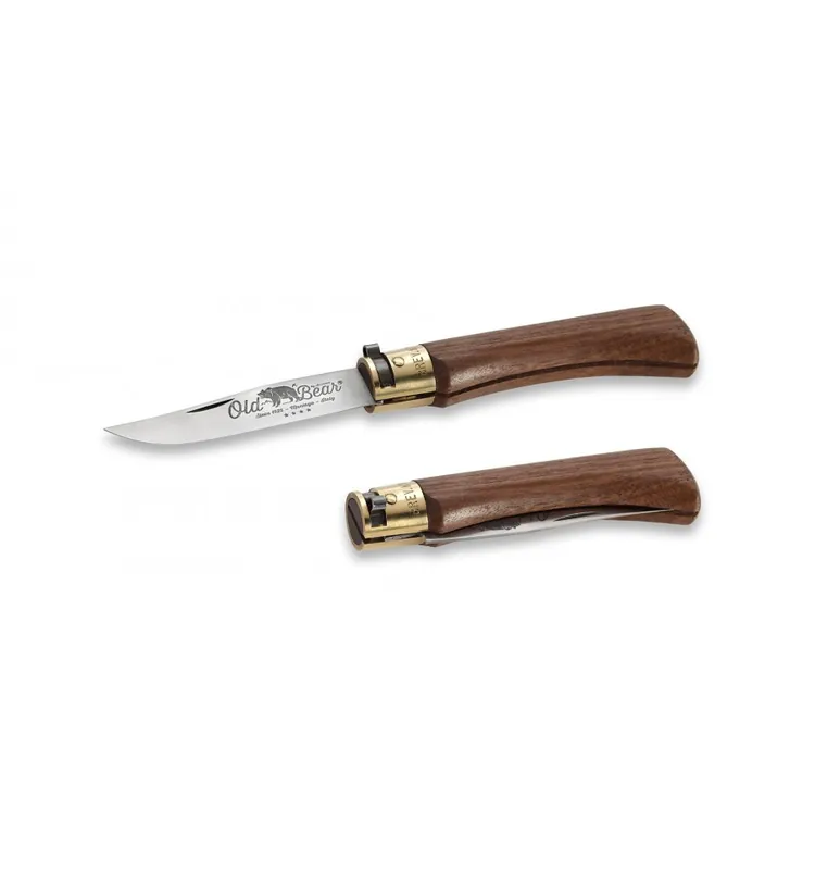 Ofertă Briceag Old Bear Classic Walnut, lama 80 mm
