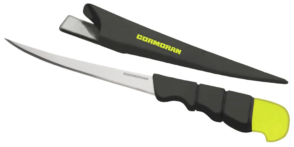 CUTIT FILETAT CU TEACA CORMORAN 005 LAMA 16 CM Mai ieftin