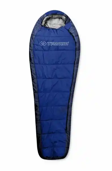 Disponibil imediat Sac de dormit Trimm Highlander, 195 cm, fermoar stanga, albastru