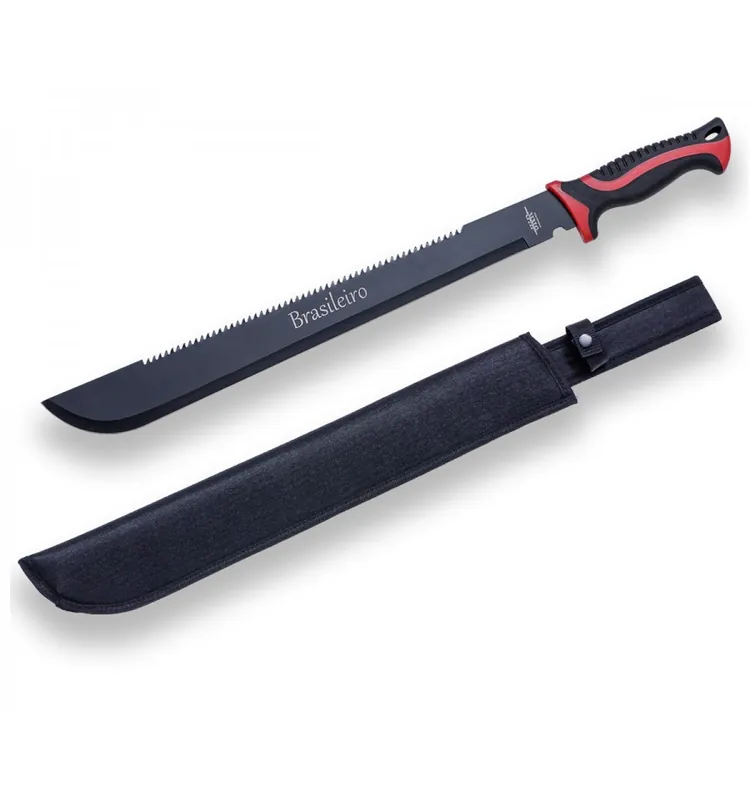 Plată sigură Maceta Joker Brasileiro, lama inoxidabila 46 cm, cu dinti ferastrau si husa