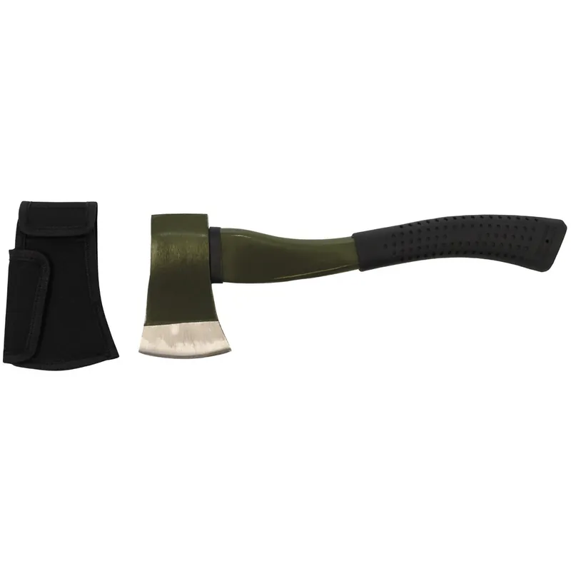 Topor camping deluxe cu husa, 38 cm, 0.9 Kg Fox Outdoor Ultima șansă